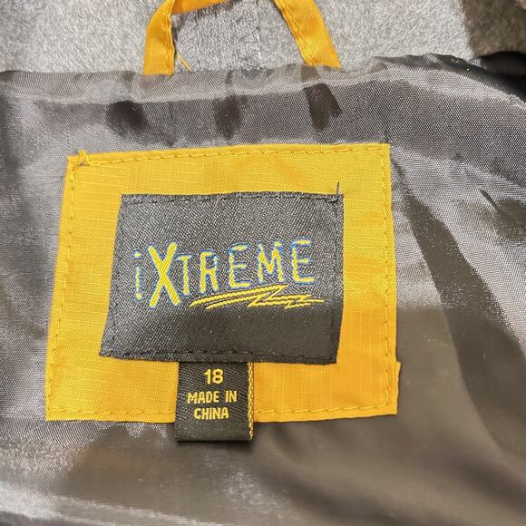 iXTREME Boys Winter Colorblock Puffer Vest with Fleece Hood and Sleeves Yellow - Picture 8 of 10